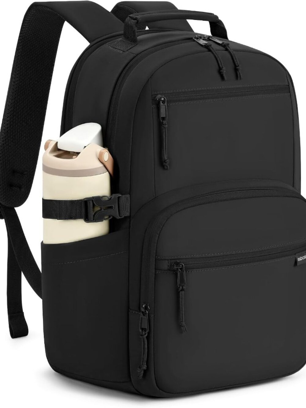 17 Inch Laptop Backpack Women, College Teacher Work Bag - Black